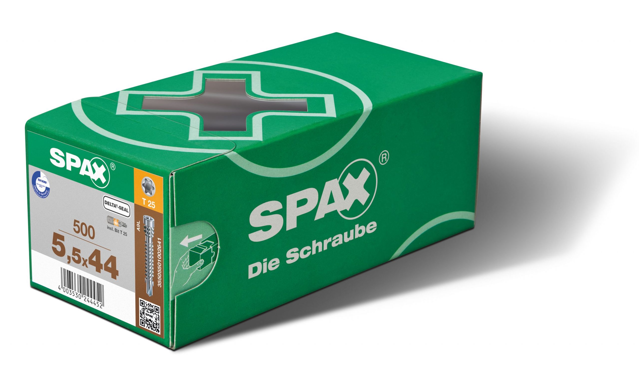 SPAX Holzbauschraube mit Tellerkopf Ø 8,0x120mm, 50 Stück, Teilgewinde, Wirox-Silber, TX 40 - 251010801205
