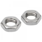 Metric Hex Lock (Half) Nuts Stainless Steel G304