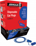 Disposable Ear Plug Metal Detectable Corded – Class 5 (100)