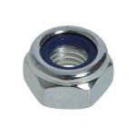UNF Hex Nyloc Nuts Zinc