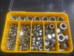 135pce Metric NylocK Nut Kit Stainless Steel G304