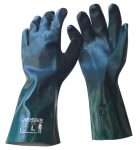 Green PVC Chemical Gauntlet Glove – 35cm