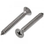 4G (2.90mm) Self Tapper Screws Countersunk Phillips G304