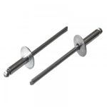 ASL6-4 ( 4.8mm x 11.1mm ) Large Flange Aluminum Steel Rivet
