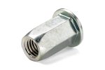 Rivet Nut / Nutsert / Rivnut Flanged Full Hex Open End Steel