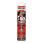 Soudal T-Rex Power Fast Grab 290ml SMX® Polymer Sealant Adhesive Bright White