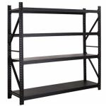 Medium Duty Shelving 1500 (L) x 2000 (H) x 600 (W) mm – Black