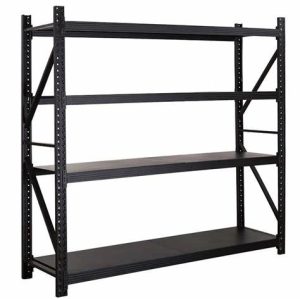 Medium Duty Shelving 1500 (L) x 2000 (H) x 600 (W) mm – Black