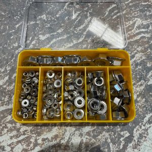 135Pce Metric Flange Nut Kit M4-M12 Stainless G304