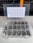 220pce Metric Countersunk Head Bolt Kit M5 – M10 Stainless G304