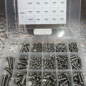 220pce Metric Button Head Kit M5 - M10 Stainless G304