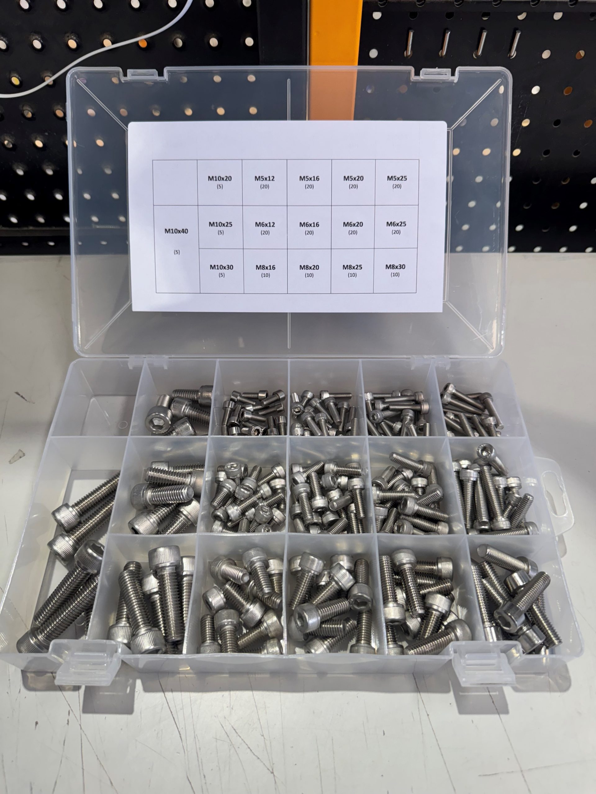220pce Metric Socket Cap Hex Head Bolt Kit M5 – M10 Stainless G304