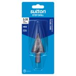 Sutton Tools HSS Step Drill Spiral Flute 5-35mm