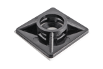 TBA28B - 27mm Tie Base Adhesive Black - 100 Pack